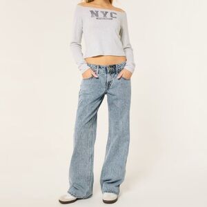 Hollister Low Rise Baggy Jeans